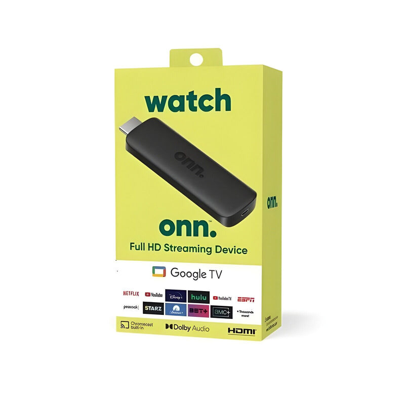 ONN Google TV 2K Full HD Streaming Device (Black)