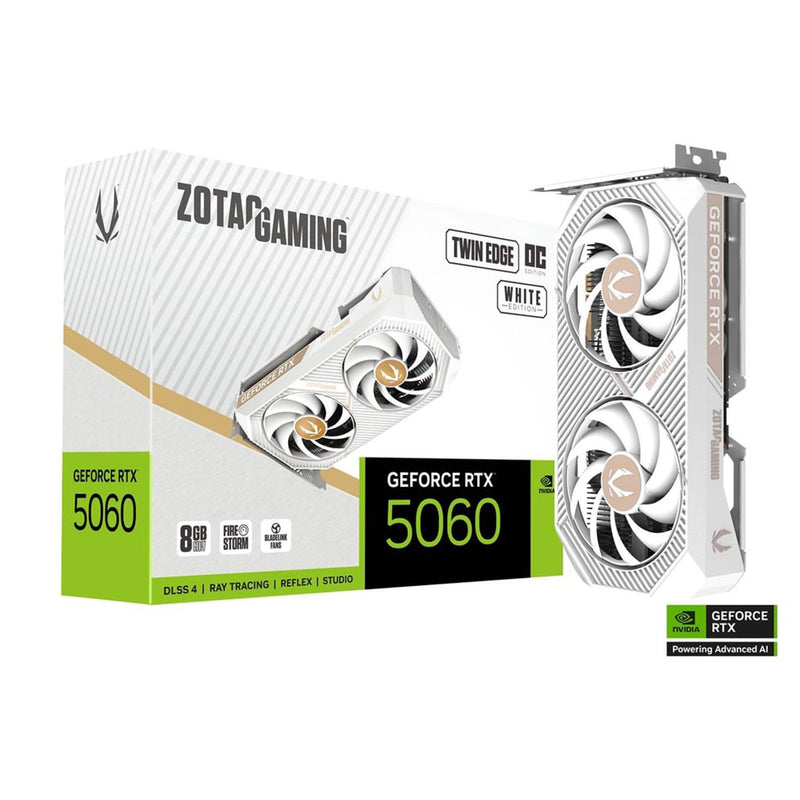 Zotac Gaming GeForce RTX 5060 Twin Edge OC 8GB GDDR7 Graphics Card (ZT-B50600Q-10M)