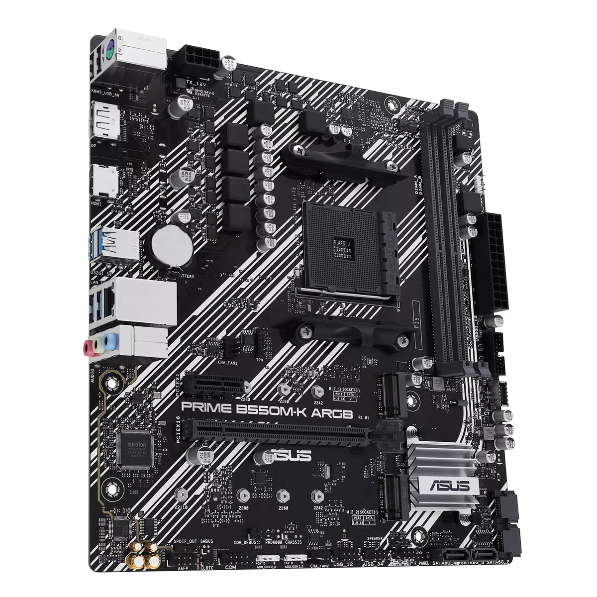 ASUS Prime B550M-K ARGB AM4 Motherboard