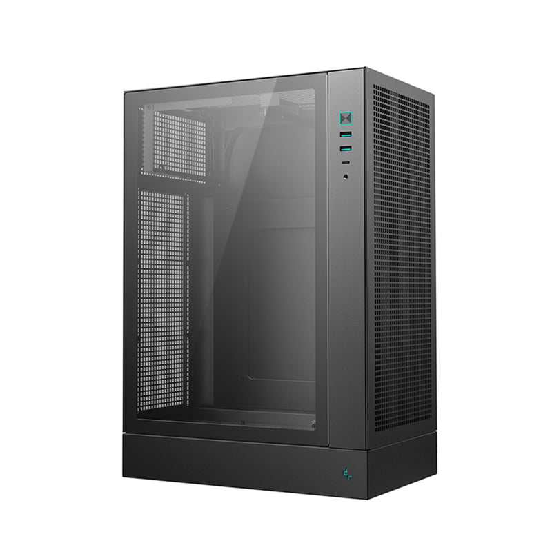 Ch170 Plus DeepCool CH170 Plus Vertical M-ATX Compact Case (Black, White)