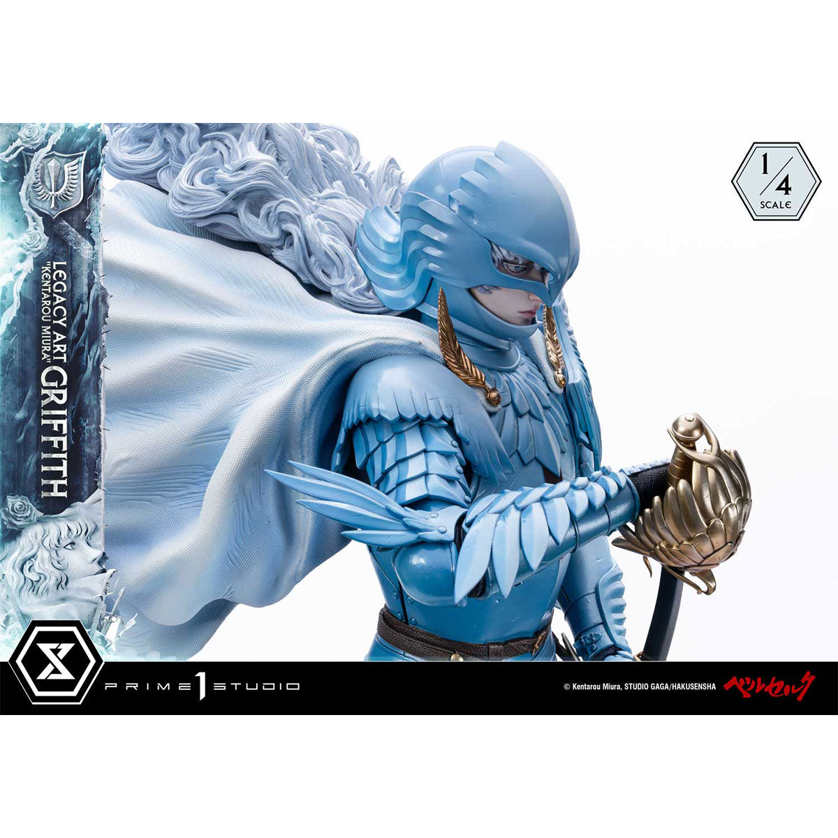 Legacy Art "Kentarou Miura" Berserk Griffith 1/4 Scale
