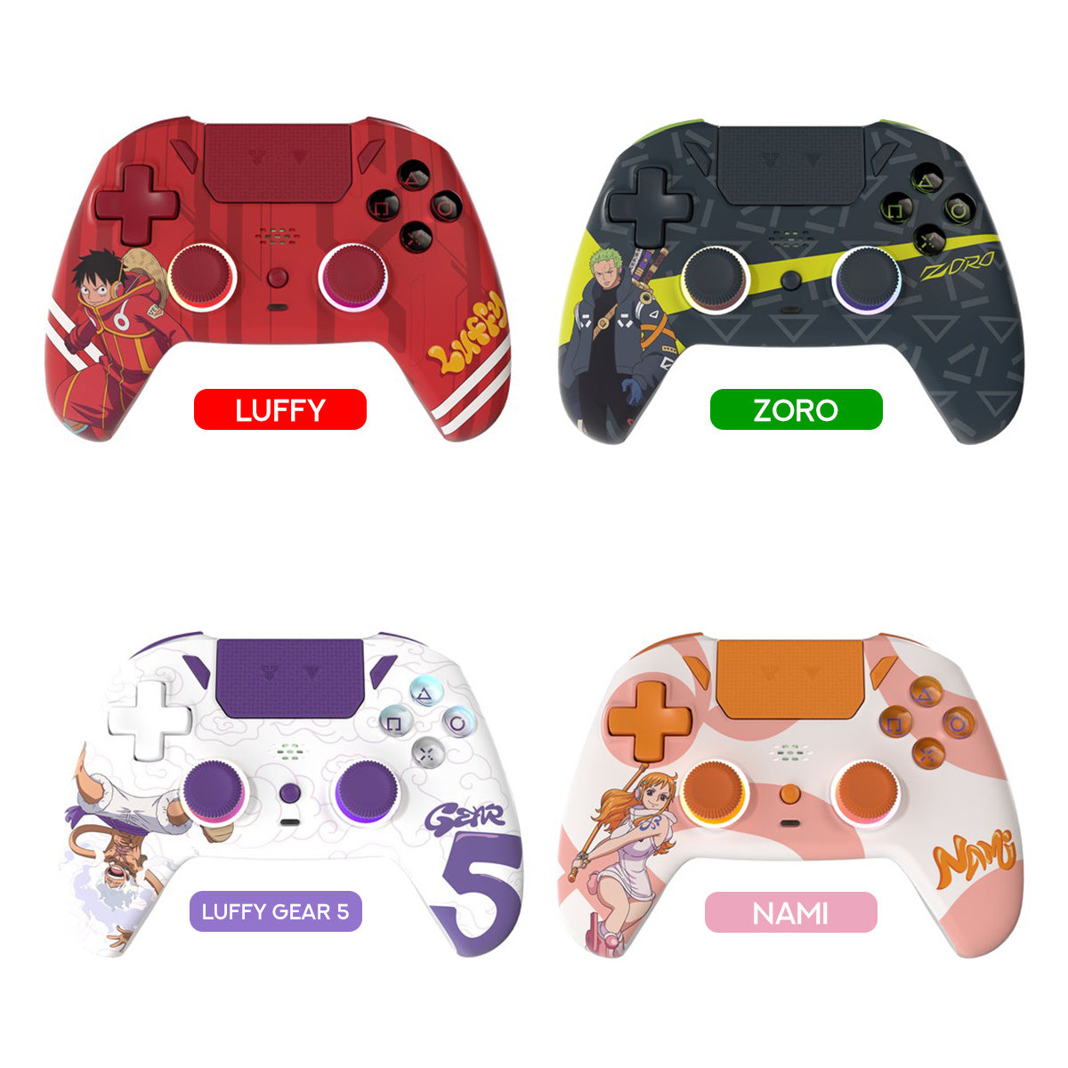 Fantech X One Piece WGP14v2 Nova Pro Wired & Bluetooth Gamepad | DataBlitz