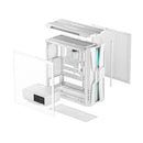 DeepCool Genome III Full-Tower Premium Case with Integrated Liquid Cooling (Black, White) (R-GENOME-BKALA3-G-3, R-GENOME-WHALA3-G-3)