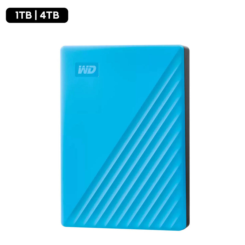 WD My Passport External Hard Drive 3.0 (Blue) (1TB, 4TB)