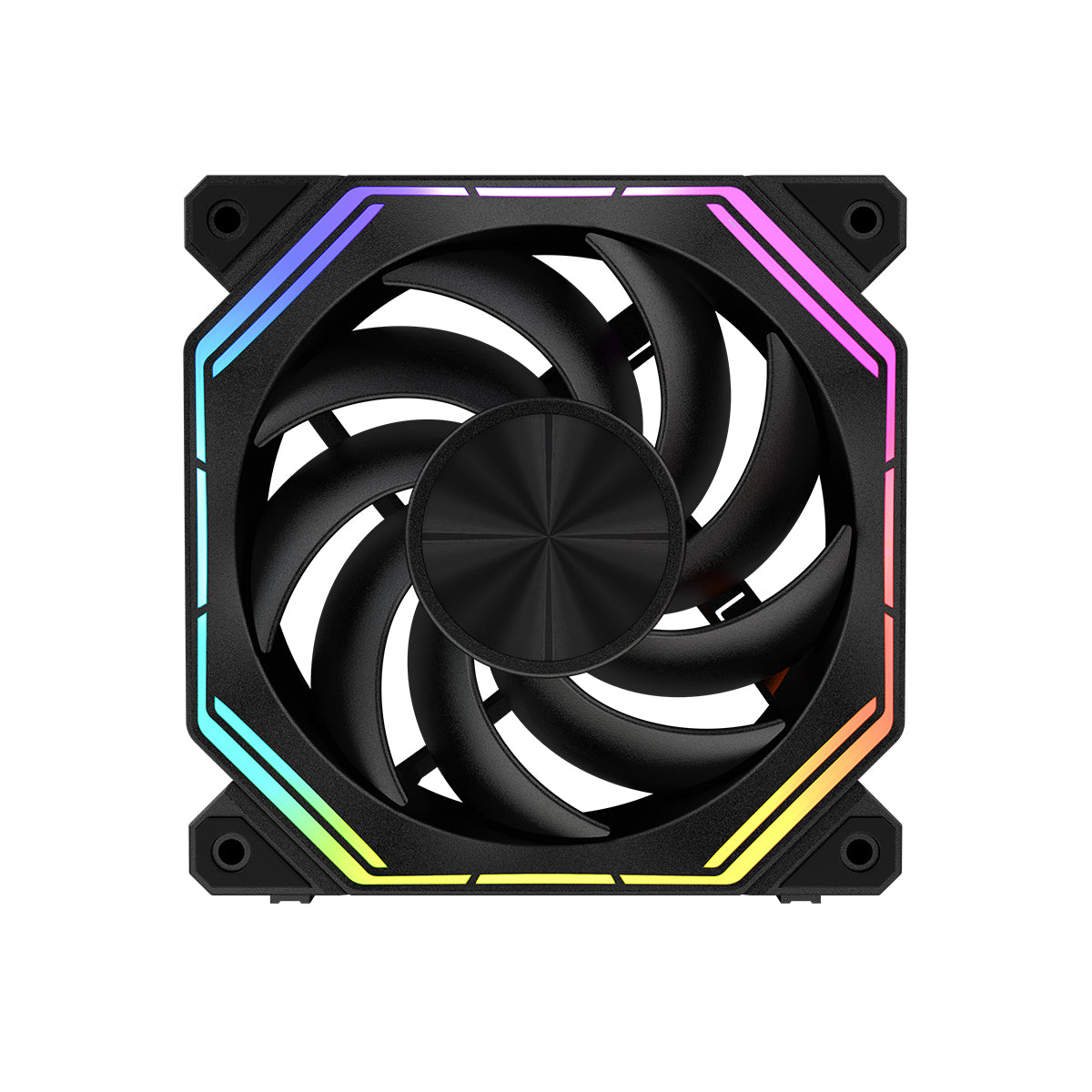 Darkflash Infinity 34 120MM A-RGB Cooling Fan (3-IN-1 Pack) (Black, White)