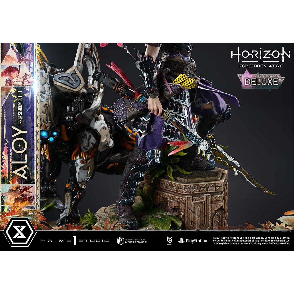 Real Elite Masterline Horizon Forbidden West Aloy Carja Shadow Outfit