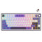 Royal Kludge R75 QMK Single-Mode RGB 81-Keys Hot-Swappable Mechanical Keyboard Blackberry Mousse 