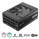 Corsair HXI Series HX1500i 1500W ATX Cybentics Platinum Ultra-Low Noise Fully Modular Power Supply (CP-9020309-NA)