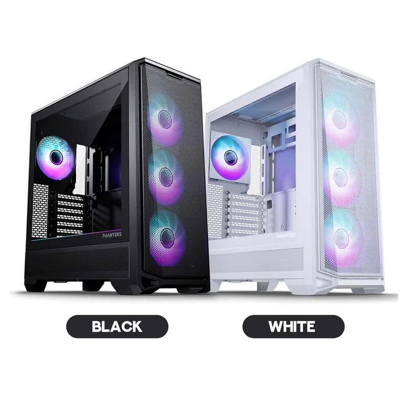 Phanteks Eclipse G400A Tempered Glass Mid-Tower Case (Black, White)
