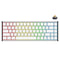 Ajazz ALUX68 Max RGB Wired 68-Keys Aluminum CNC Case Hot-Swappable Mechanical Keyboard (White) (Kotec Switch)