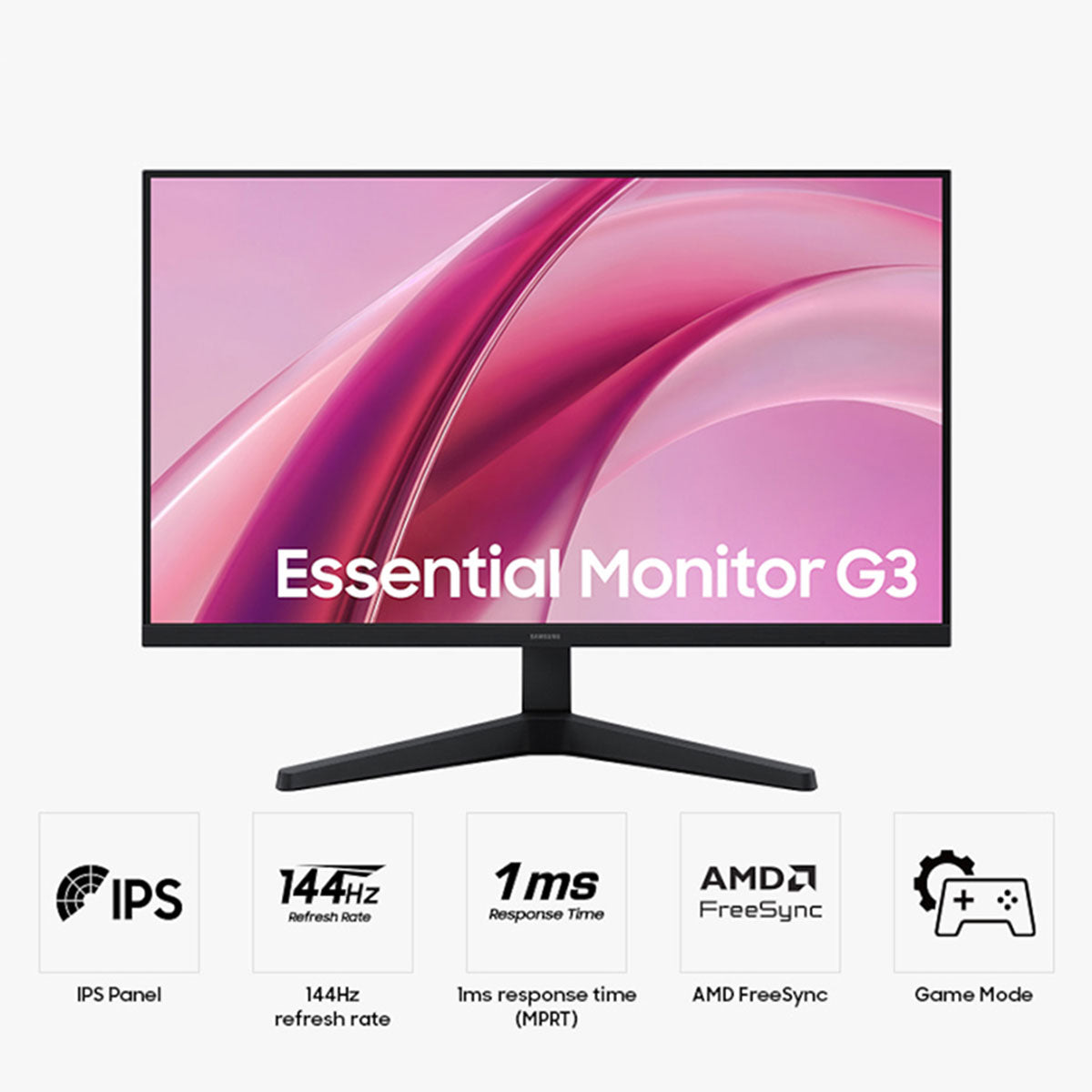 Samsung G3 LS27HG310EEXXP 27" FHD (1920x1080) 144Hz 1ms MPRT IPS Essential Monitor