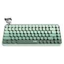 Ajazz 308I 84-Keys Bluetooth Wireless Membrane Keyboard (Milk Green)