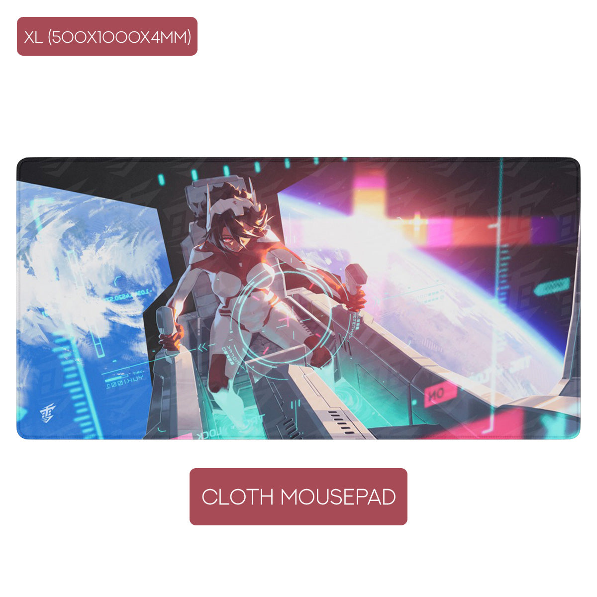 Yuki Aim x Mecha Cloth Mousepad (XL) (500x1000x4mm)