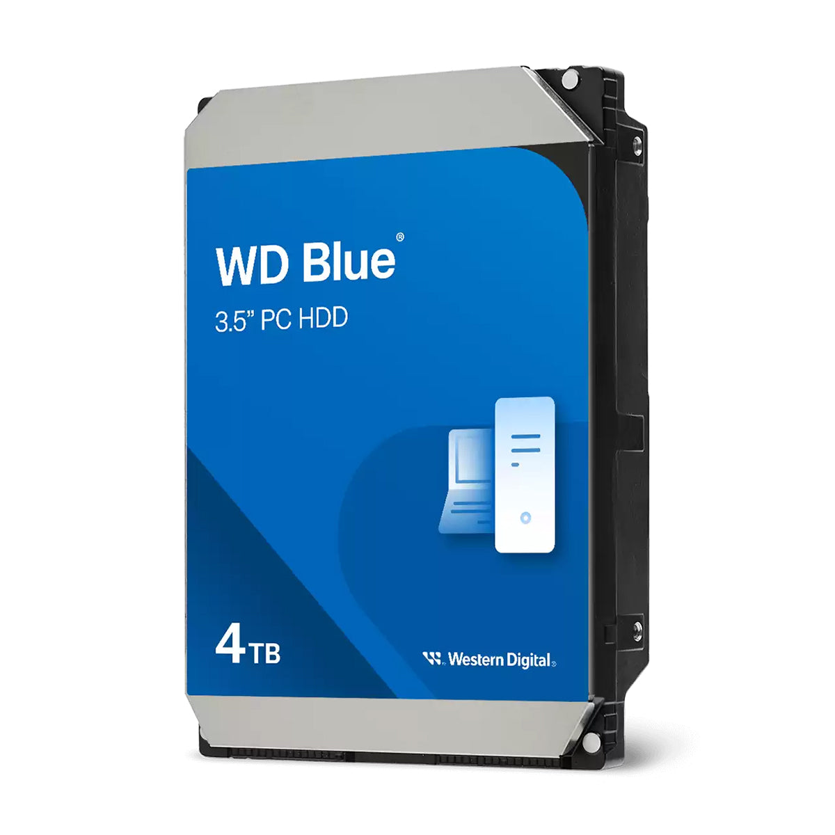 WD Blue 4TB 5400 RPM 128MB Cache CMR 3.5" SATA III Desktop Hard Drive (WD40EZZX)