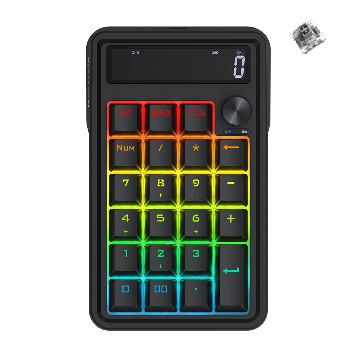 Redragon Cove Wireless K733 RGB Hot-Swappable Gasket Mounted Digital Mechanical Numpad