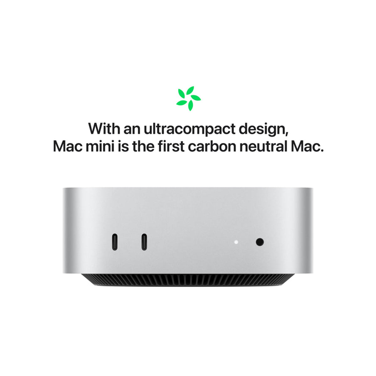 Apple Mac Mini M4 chip with 10-core CPU and 10-core GPU 24GB Unified Memory + 512GB SSD Wi-Fi + Ethernet (Silver) (MCYT4PP/A)