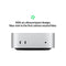 Apple Mac Mini M4 chip with 10-core CPU and 10-core GPU 24GB Unified Memory + 512GB SSD Wi-Fi + Ethernet (Silver) (MCYT4PP/A)