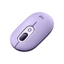 Logitech Pop Mouse Wireless With Customizable Emoji (Cosmos Lavender)