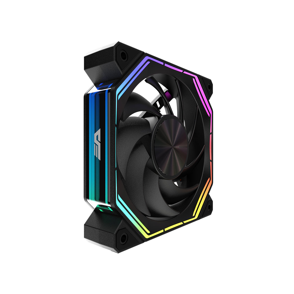 Darkflash Infinity 34 120MM A-RGB Cooling Fan (3-IN-1 Pack) (Black, White)