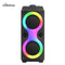 Oudiobop BK-4260 4"x2 RGB Bluetooth Speaker (Black)