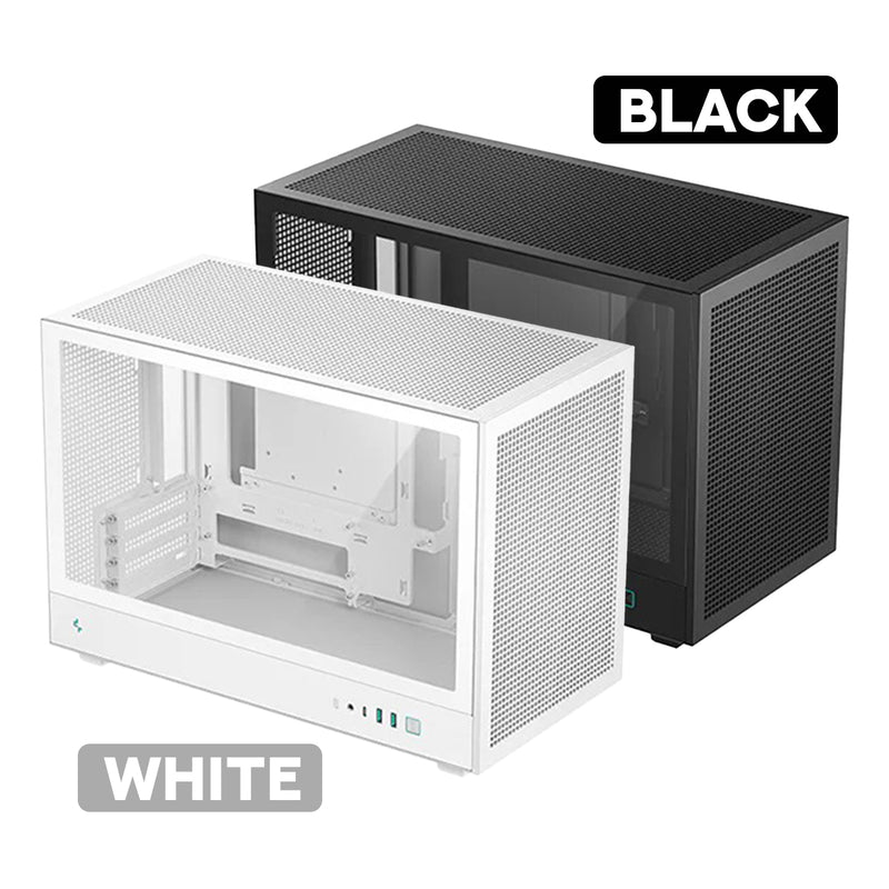 Deepcool Front Panel Deepcool CH260 High Airflow Mesh Panels M-ATX Compact Case (Black ...