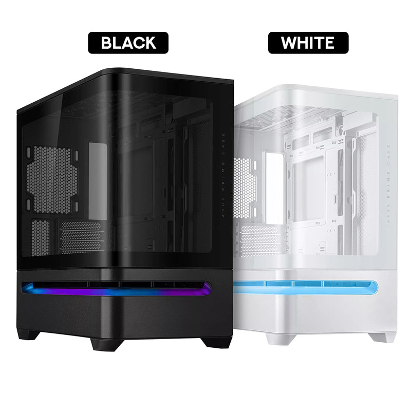 Asus Prime AP202 Air Floating mATX Curved Glass Panel Panoramic PC Case | DataBlitz