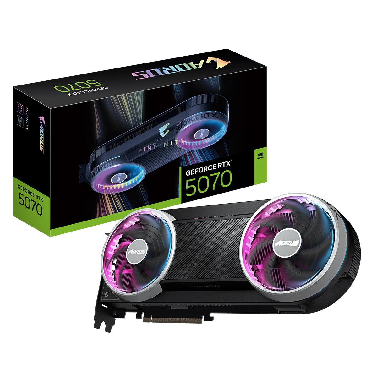 Gigabyte Aorus GeForce RTX 5070 Infinity 12GB GDDR7 Graphics Card