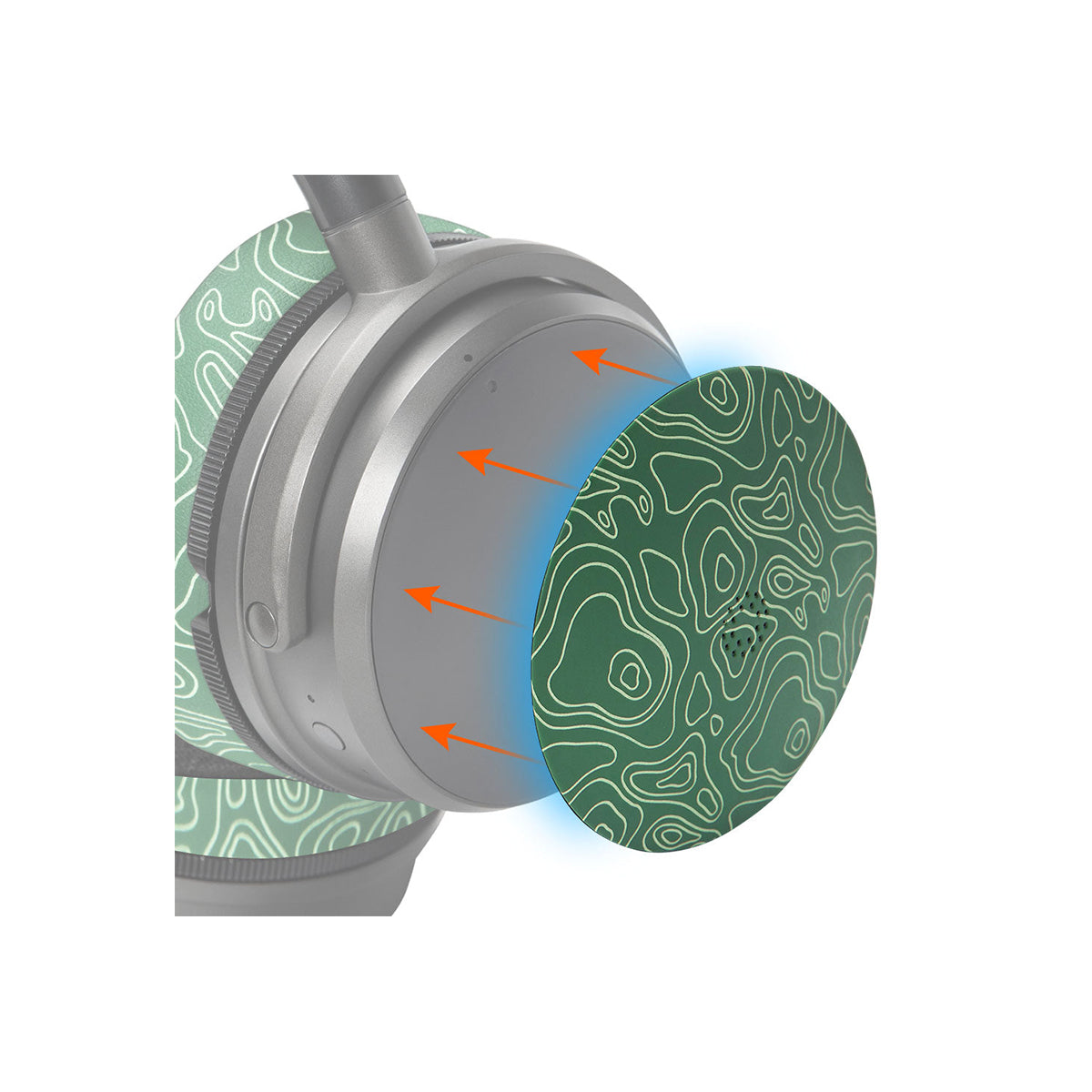 Wicked Cushions WC Side Speaker Plates for Audeze Maxwell 2 Headsets