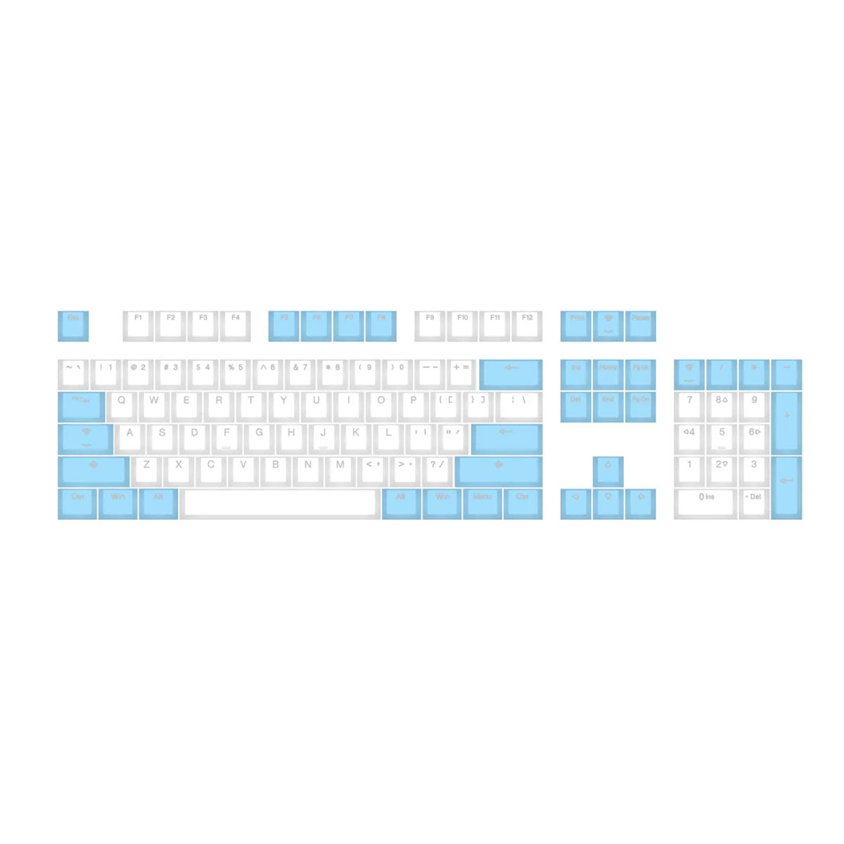 Taihao Double Shot ABS-Cubic Profile Keycaps Set For Cherry MX Switch (149-Keys)