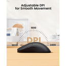 ProtoArc EM15 Bluetooth & 2.4G Dual Receiver Wireless Mouse (Black) (CP016268)