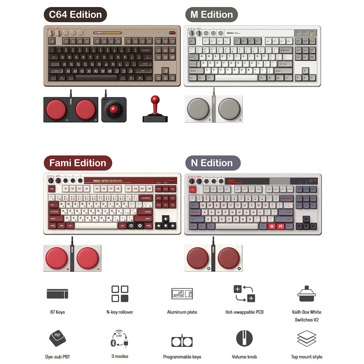 8Bitdo Retro Mechanical Keyboard