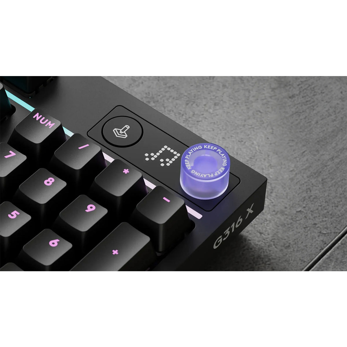 Logitech G316 X 98 Wired Mechanical Gaming Keyboard (Black)