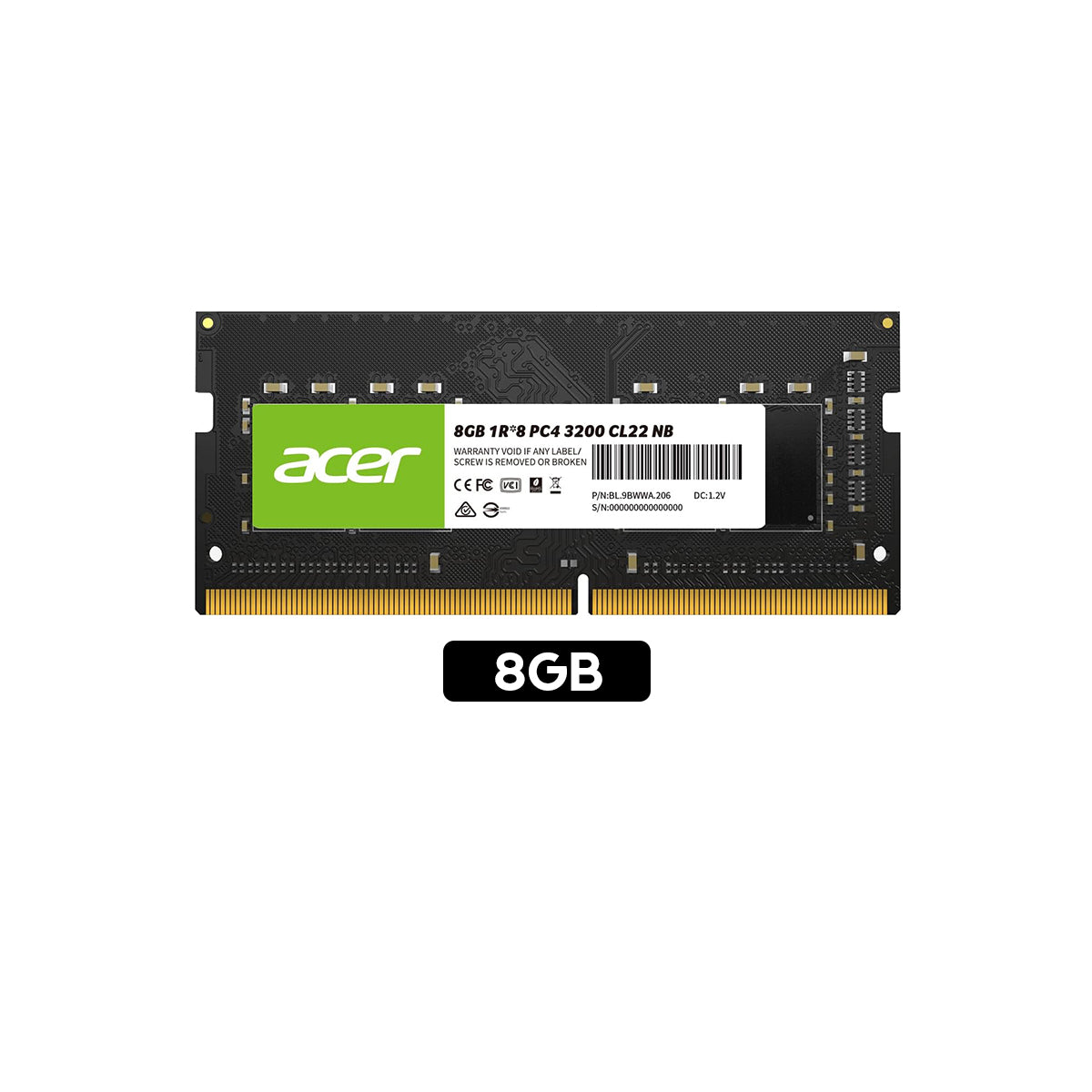 Acer SD100 3200MHz CL22 DDR4 SODIMM | DataBlitz