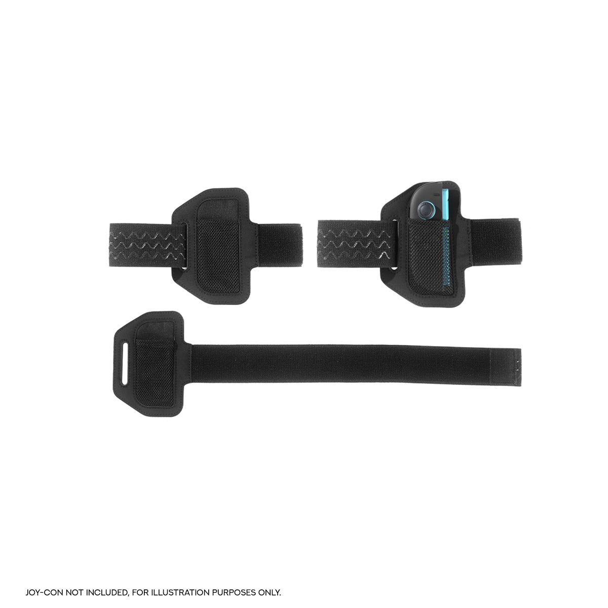 IINE Pair of Black Leg Straps Nintendo Switch 2 (L1220)