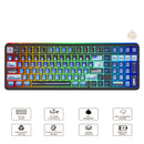 Royal Kludge RK R99 Tri-Mode RGB 101 Keys Hot-Swappable Mechanical Keyboard Slide (Cream Switch)