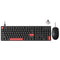 Keychron Lemokey X2 QMK Red Backlight Full Size Wired Mechanical Gaming Keyboard With M55 Mouse Combo (Brown Switch, Red Switch) (X2-C3, X2-C1)