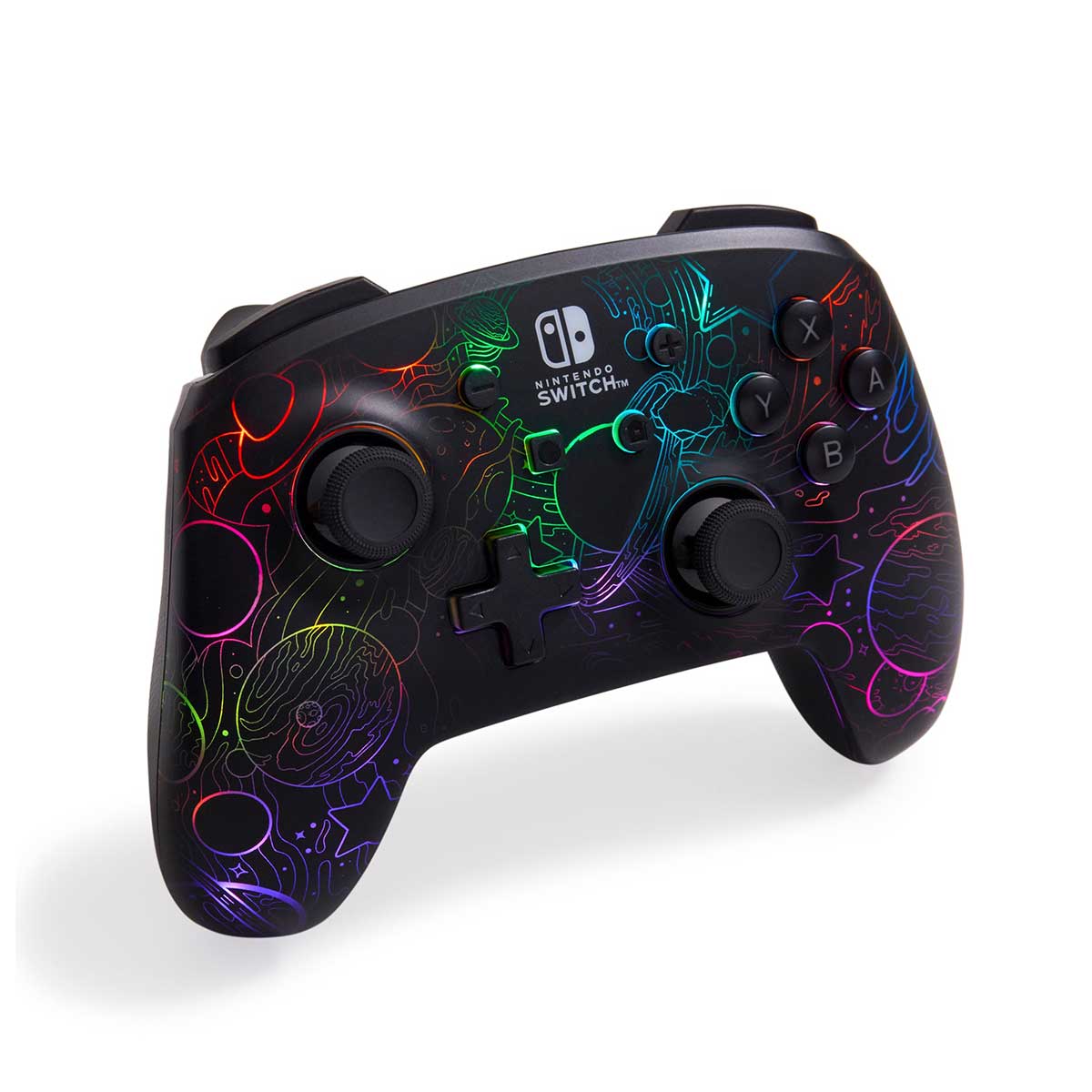 PowerA Lumectra Enhanced Wireless Controller For Nintendo Switch (Galactic Vortex)