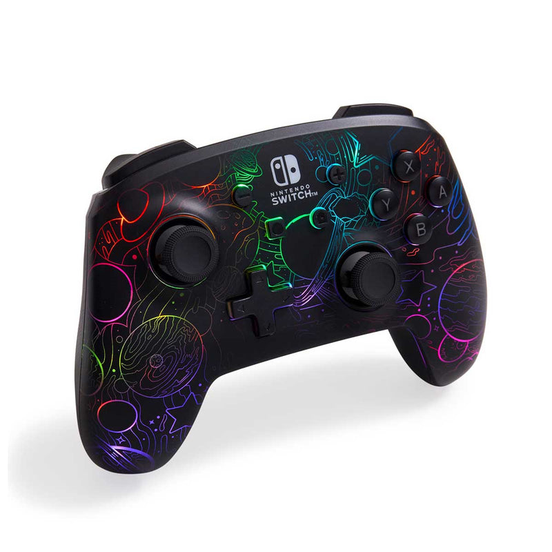 PowerA Lumectra Enhanced Wireless Controller For Nintendo Switch (Galactic Vortex)