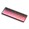 MonsGeek FUN60 Pro SP Shine-Through Black & Pink Gradient Multi-Mode RGB Mechanical Keyboard