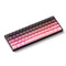 MonsGeek FUN60 Pro SP Shine-Through Black & Pink Gradient Multi-Mode RGB Mechanical Keyboard
