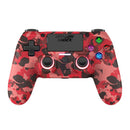 Dragonwar Dragon Shock Mizar Wireless Controller Compatible For PS4/PC/Mobile (Camo Red) (DSCPS4-RC)