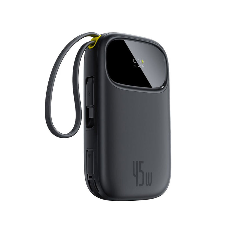 Baseus EnerFill FC31 Qpow 3 Digital Display Power Bank with Built-in USB-C + iP Cable 20000mAh 45W