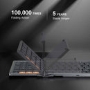 ProtoArc XK01 Foldable Full-Size Bluetooth Keyboard (Space Grey)