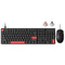 Keychron Lemokey X2 QMK Red Backlight Full Size Wired Mechanical Gaming Keyboard With M55 Mouse Combo (Brown Switch, Red Switch) (X2-C3, X2-C1)
