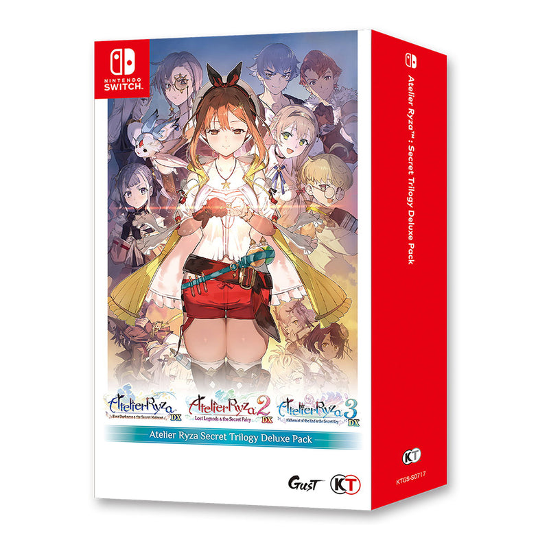 Nintendo Switch Atelier Ryza Secret Trilogy Deluxe Pack (Asian)