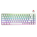 Royal Kludge G68 Tri-Mode RGB 68 Keys Hot Swappable Mechanical Keyboard White