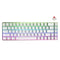 Royal Kludge G68 Tri-Mode RGB 68 Keys Hot Swappable Mechanical Keyboard White