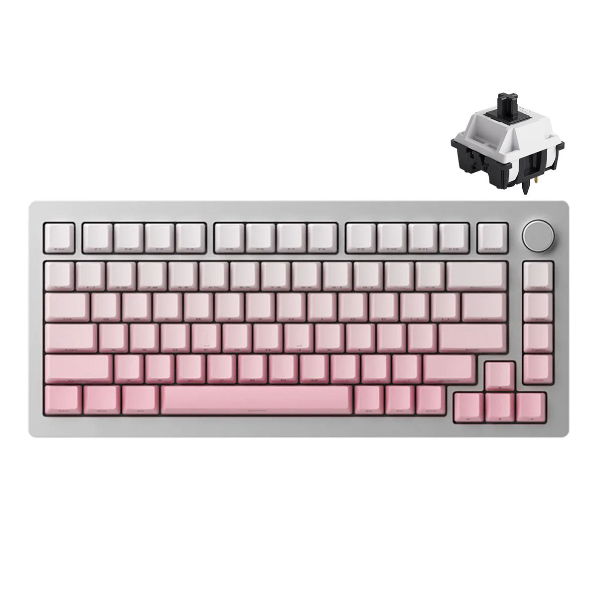 Monsgeek M1W Multi-Mode RGB Hot-Swappable Mechanical Keyboard (Akko V3 Piano Pro)