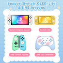 IINE Happy Cloud Smiling Flower Silicone Joy-Stick Caps for Switch Joy-Con (L1015)