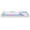 E-Yooso Z-99 RGB 99-Keys Tri-Mode Mechanical Keyboard White/Blue/Purple (Silverwood Switch)